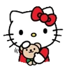 Stickers Navidad hello kitty 😼🎄