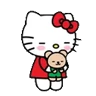 Stickers Navidad hello kitty 😼🎄