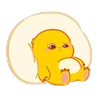 Stickers Baby Nailong Dino Kuning 👶🏻🦖 #4