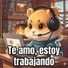 Stickers Te amo, estoy ocupadito 😢