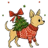 Stickers 🐕🎄 Perritos Navidad 🎄🐕