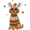Stickers 🐕🎄 Perritos Navidad 🎄🐕