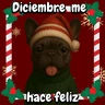 Stickers Navidad Bulldog templates🐾🎄✨