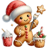 Stickers Navidad Jengibre cookie 🍪🎄✨