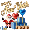 Stickers 浸大SCE - 聖誕快樂 & Happy New Year