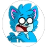 Stickers Gato Azul Ninja 