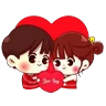 Stickers Love couple / amor ❤️💘