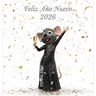 Stickers 🎉🥂 Ratita Feliz Año Nuevo 🥂🎉