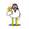 Stickers AyamChicken Gaming