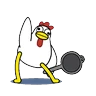 Stickers AyamChicken Gaming