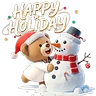Stickers CU Medicine - Merry Xmas & Happy 2026
