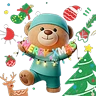Stickers CU Medicine - Merry Xmas & Happy 2026