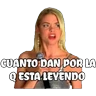 Stickers donde están las rubias 