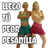 Stickers donde están las rubias 