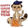 Stickers Chinese Lunar New Year 2025