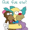 Stickers Krusty Clown (Simpsons) 