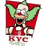 Stickers Krusty Clown (Simpsons) 