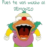 Stickers Krusty Clown (Simpsons) 