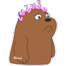 Stickers PARDO(osos escandalosos) 