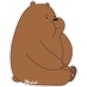 Stickers PARDO(osos escandalosos) 