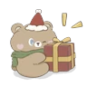 Stickers Heart Blush Christmas