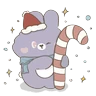 Stickers Heart Blush Christmas
