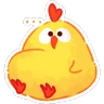 Stickers Chicken Dundun
