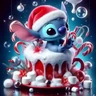 Stickers Navidad Stich Premium ✨🎄☃️💙
