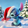 Stickers Navidad Stich Premium ✨🎄☃️💙