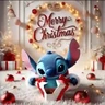 Stickers Navidad Stich Premium ✨🎄☃️💙