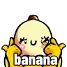 Stickers chicken - banana 🐓🍌