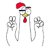 Stickers chicken