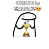 Stickers Queremos la champion