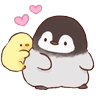 Stickers cute chicken