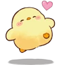 Stickers cute chicken