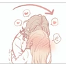 Stickers anime love 🍧
