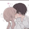 Stickers anime love 🍧
