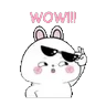 Stickers Amor lovely rabbit 💘🐰