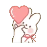 Stickers Amor rabbit 🐰💘