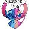 Stickers stich y angel 