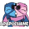 Stickers stich y angel 