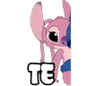 Stickers stich y angel 