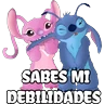 Stickers stich y angel 