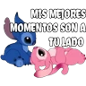 Stickers stich y angel 