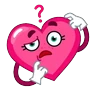 Stickers Corazón en San Valentín 💐💝
