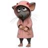 Stickers Rata triste 😶‍🌫️rata tímida 2💖