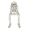 Stickers Esqueleto escudo 💀 skeleton 🛡️