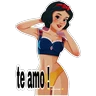 Stickers sexy princesas 