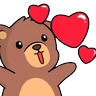 Stickers 💕•😘Besitos Para Mi Amorcito😘•💕