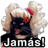 Stickers 🫵😾🐈‍⬛ JAMÁS!!! 🐈‍⬛😾🫵